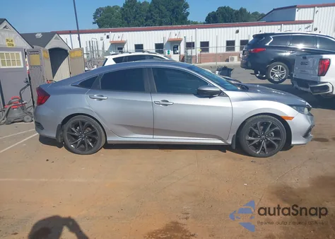 2020 Honda Civic Sport из США, поврежденный, VIN 19XFC2F80LE024787